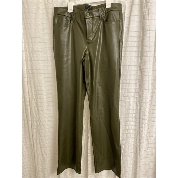 nydj sculpt her pants 10 Women Green Wide Leg Going Out - Picture 1 of 6